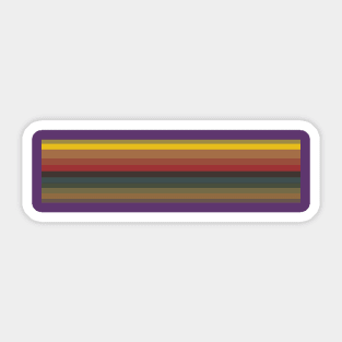 13th Doctor Stripes Sticker